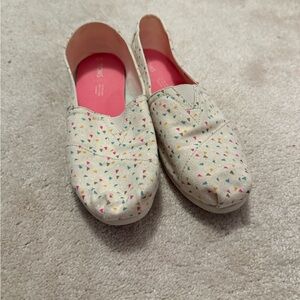 Toms Cream Multicolor Patterned Flats